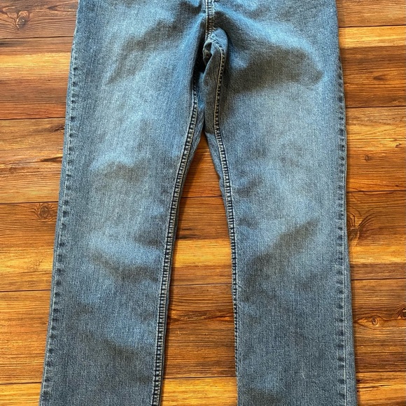 Levi's Denim - Y2K Levi Strauss Signature Jeans 10M Mid Rise Straight Leg Blue Stretch Denim